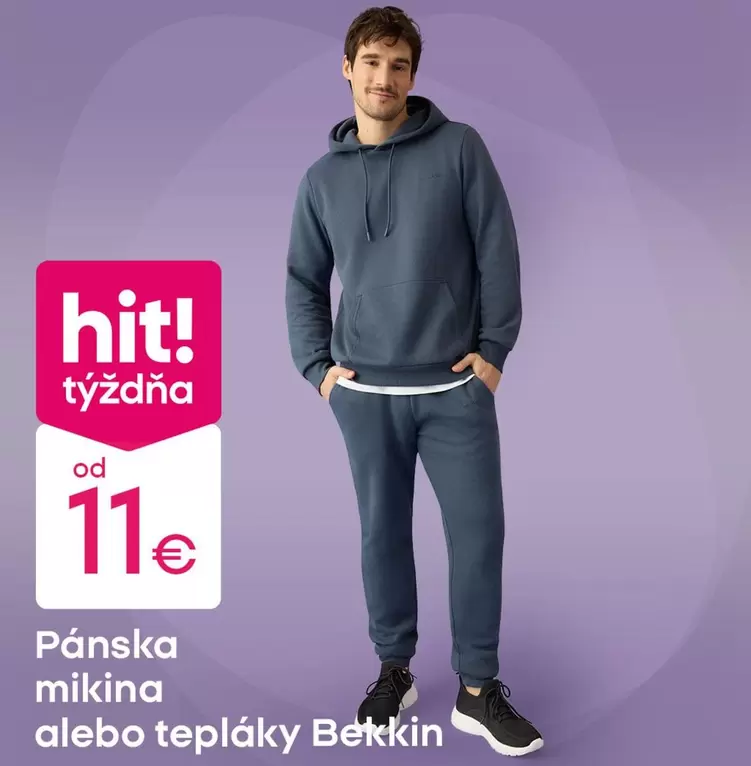 Pánska mikina alebo tepláky Bekkin