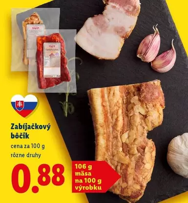 Zabíjačkový bôčik