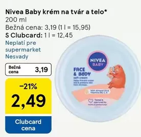 Nivea - krém na tvár a telo