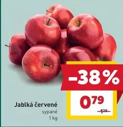 Jablká červené