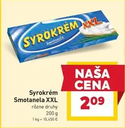 Syrokrém Smotanela XXL