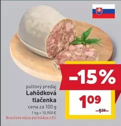 Lahôdková tlačenka