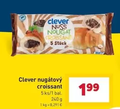 nugátový croissant