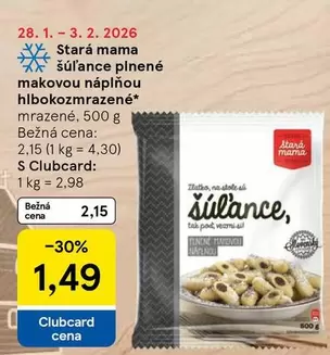 šúľance plnené makovou náplňou