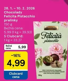 Felicita Pistacchio pralinky