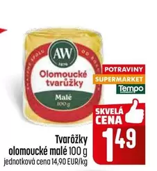 Tvarôžky olomoucké malé