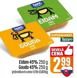 Eidam 45% Gouda 45%