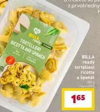 TORTELLONI RICOTTA AND SPINACH