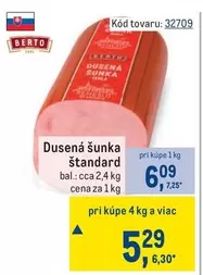 Dusená šunka