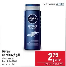 Nivea - sprchový gél