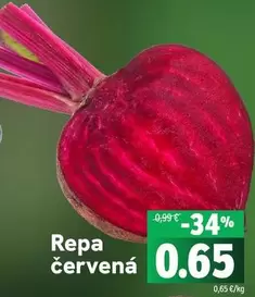 Repa červená