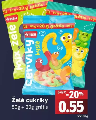 Mix - Želé cukríky