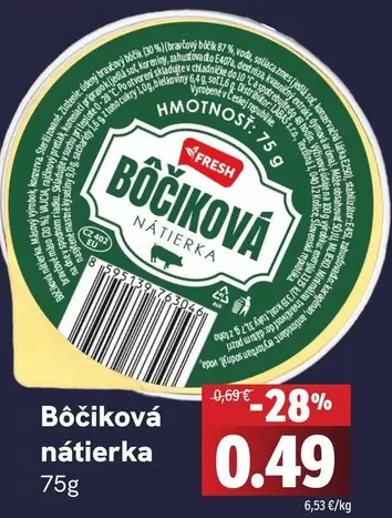 Bôčiková nátierka