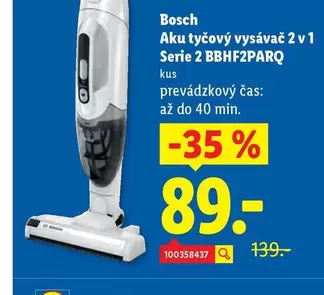 Bosch - Aku tyčový vysávač 2 v 1 Serie 2 BBHF2PARQ