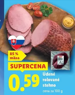 Údené rolované stehno