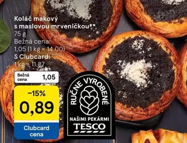 Koláč makový s maslovou mrveničkou