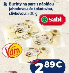 Buchty na pare s náplňou jahodovou, čokoládovou, slivkovou