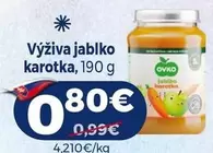 Výživa jablko karotka