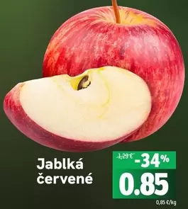 Jablká červené