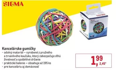 Sigma - Kancelárske gumičky