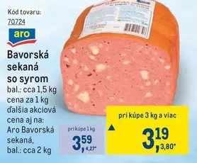 Bavorská sekaná so syrom