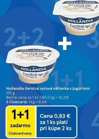 čerstvá syrová nátierka s jogurtom