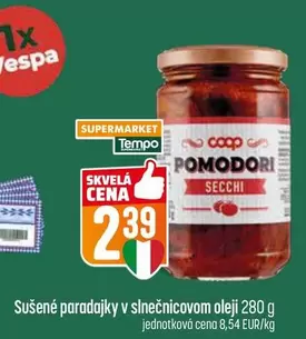 Sušené paradajky v slnečnicovom oleji