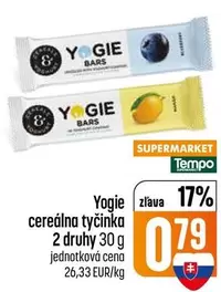 Yogie cereálna tyčinka