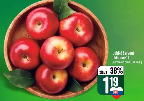 Jablká červené