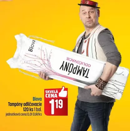 Tampóny odličovacie