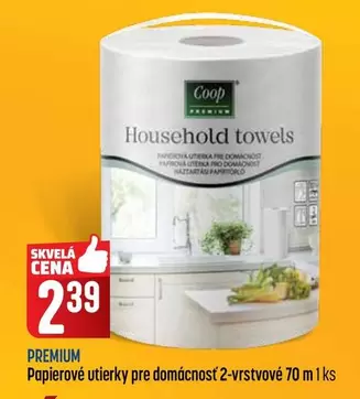 Papierové utierky pre domácnosť