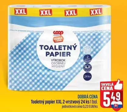 Toaletný papier XXL