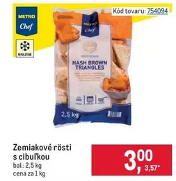 rösti s cibuľkou