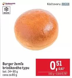 Burger žemľa