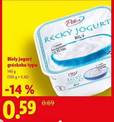 ŘECKÝ JOGURT BÍLÝ