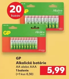 Gp - Alkalické batérie