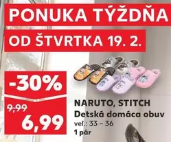 Stitch - Detská domáca obuv