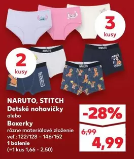 Stitch - NARUTO, STITCH Detské nohavičky alebo Boxerky