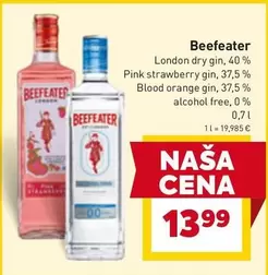 Pink - London dry gin, strawberry gin, Blood orange gin, alcohol free