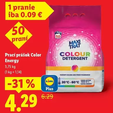 Wash - Prací prášok Color Energy