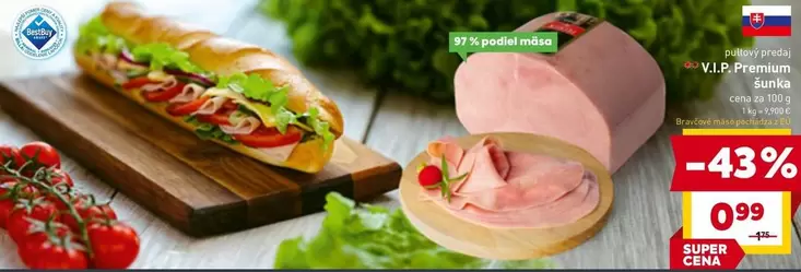 V.I.P. Premium šunka