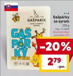 Gašpárky so syrom