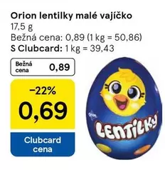 lentilky malé vajíčko