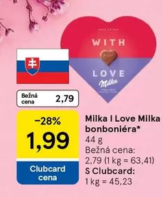 Milka - I Love  bonboniéra