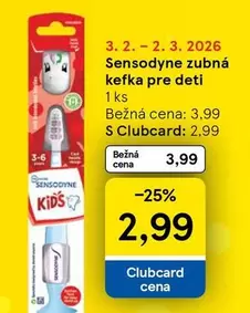 zubná kefka pre deti