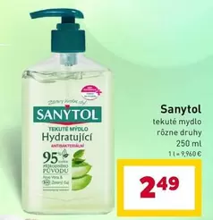 tekuté mydlo rôzne druhy