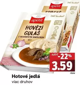 Hotové jedlá