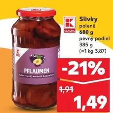 Slivky polené