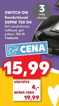 Switch - Sendvičovač SSMW 750 D4