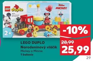 Lego - Narodeninový vláčik Mickey a Minnie